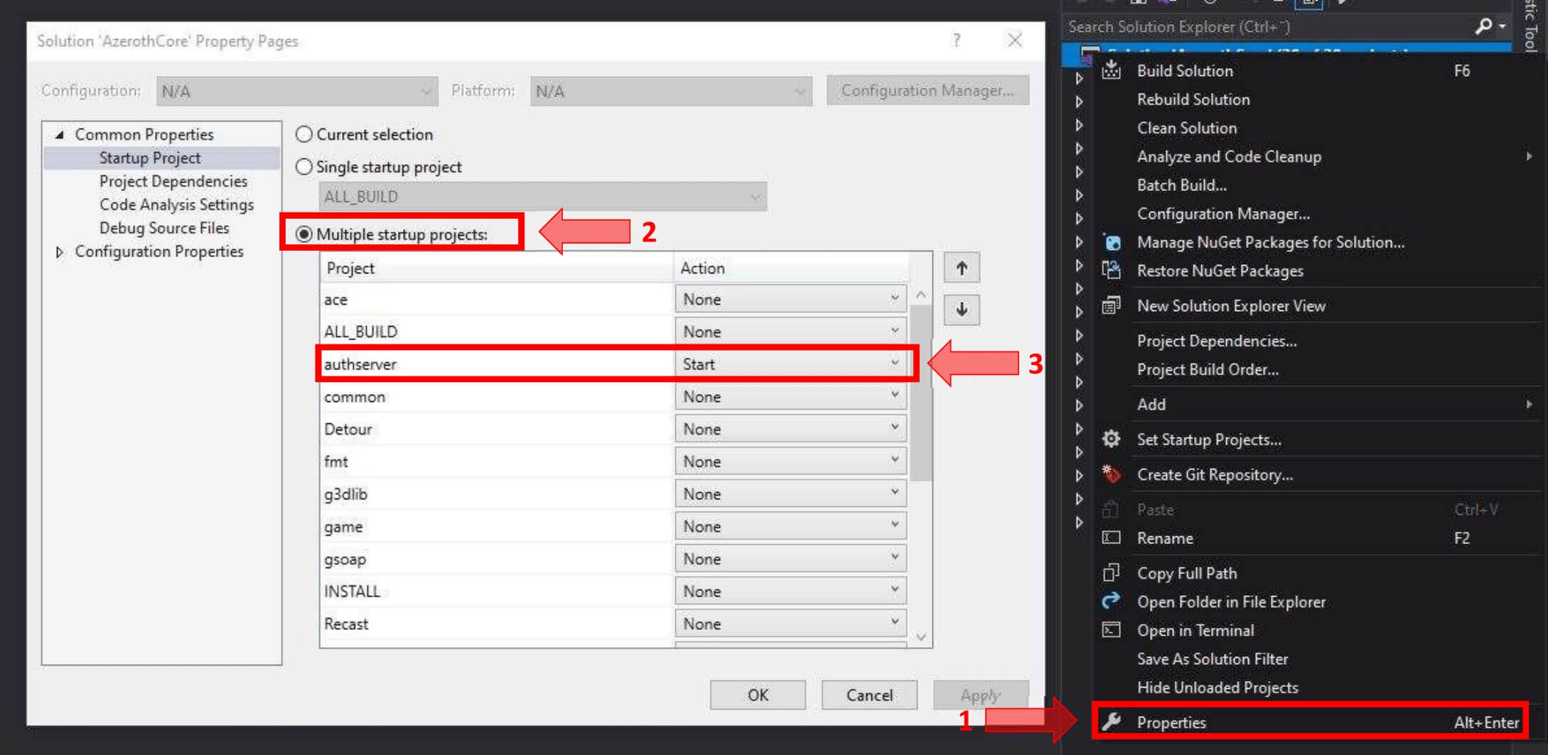 run-worldserver-and-authserver-in-visual-studio-2